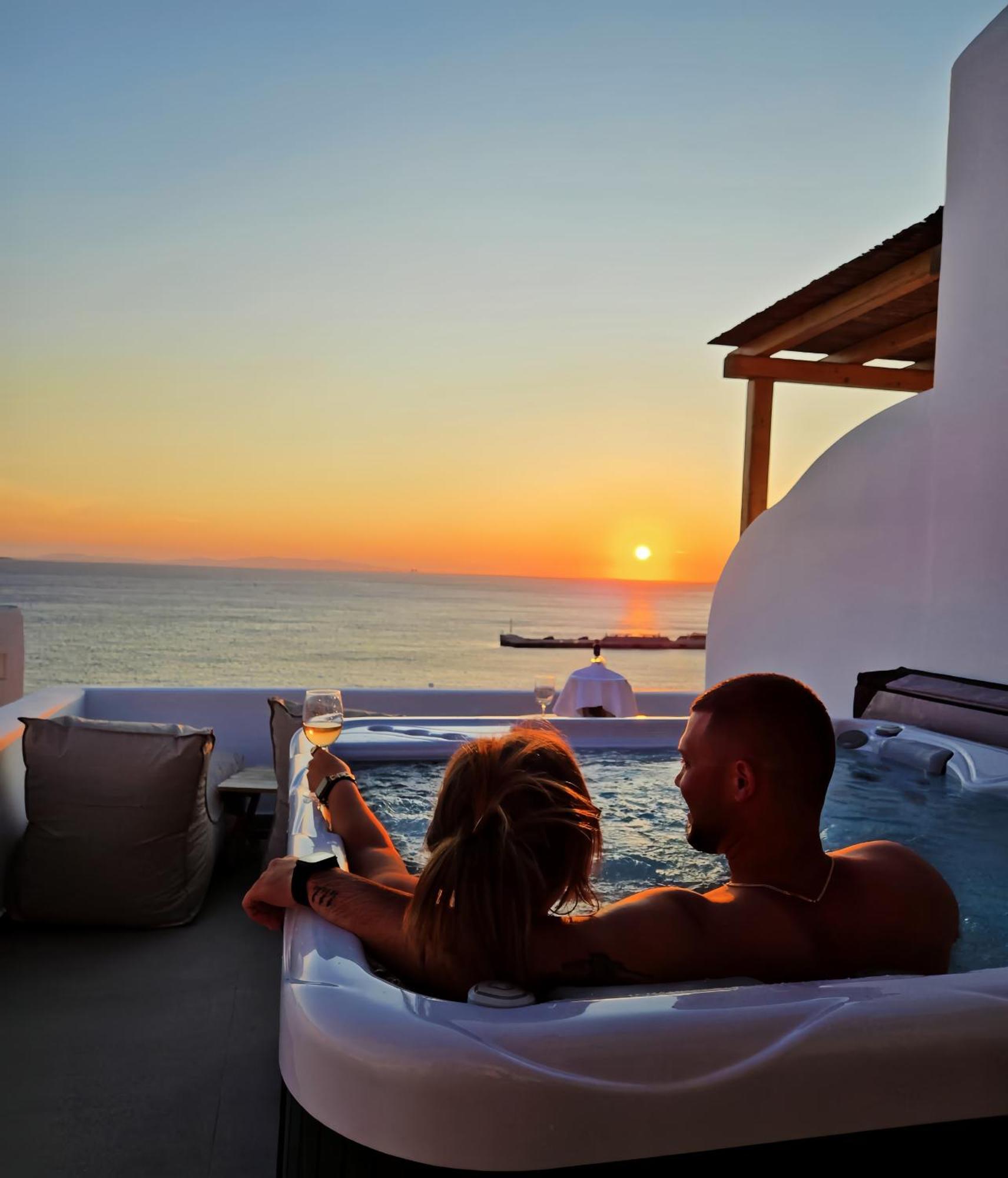 Avra Mykonos Hotel Tourlos Eksteriør billede